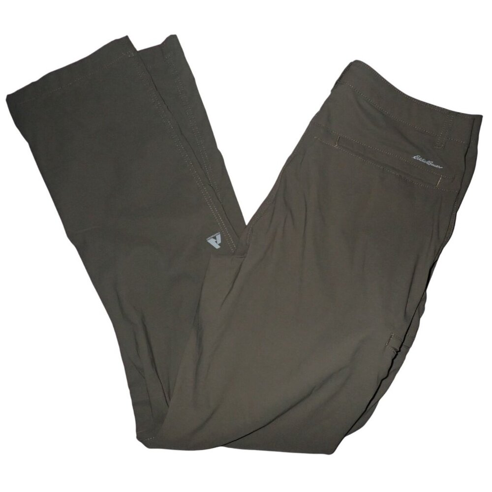 Eddie Bauer Ascent Hiking Trail Pants Women 10 Green Nylon Quick dry gorpcore